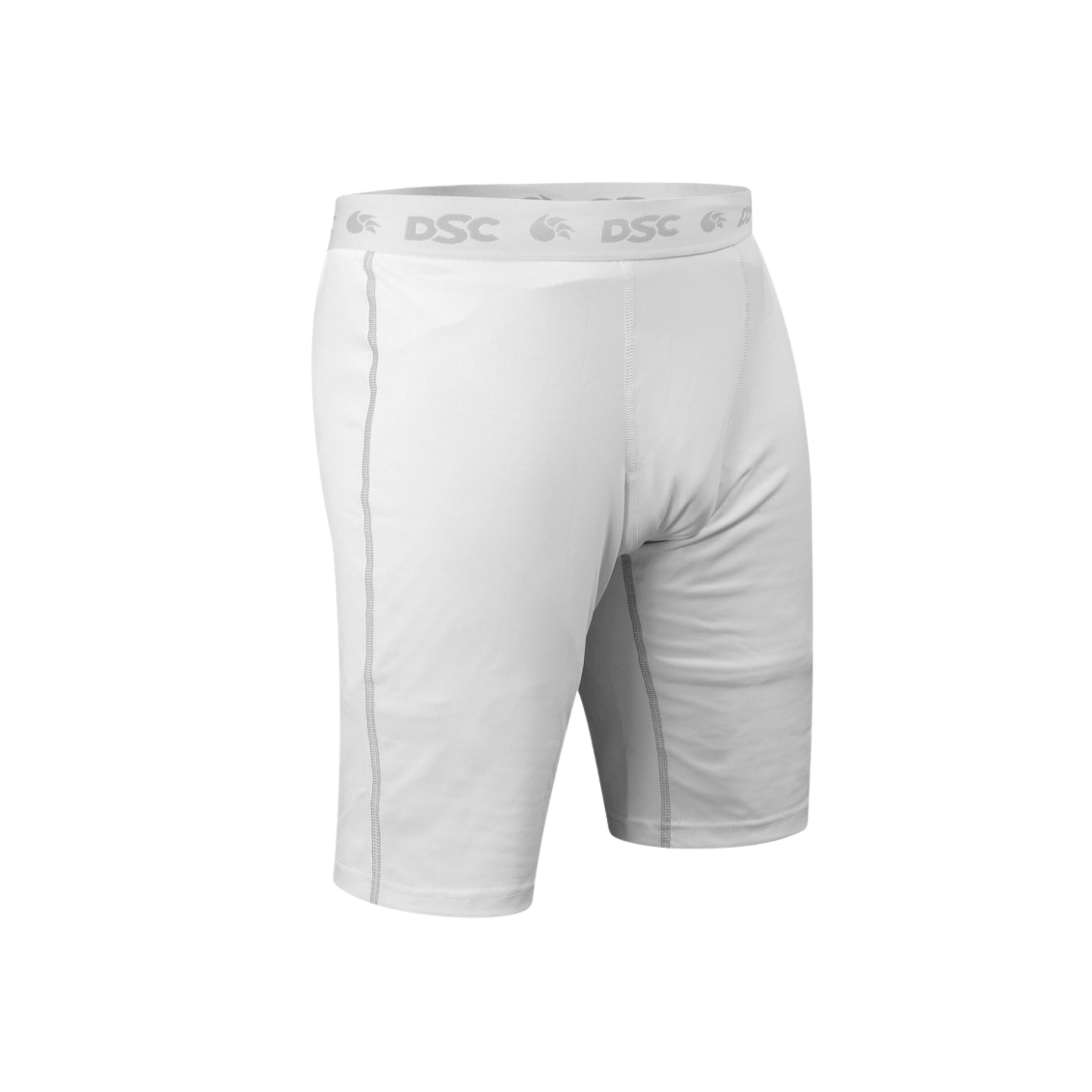 046 | DSC Compression Half Thigh White Shorts