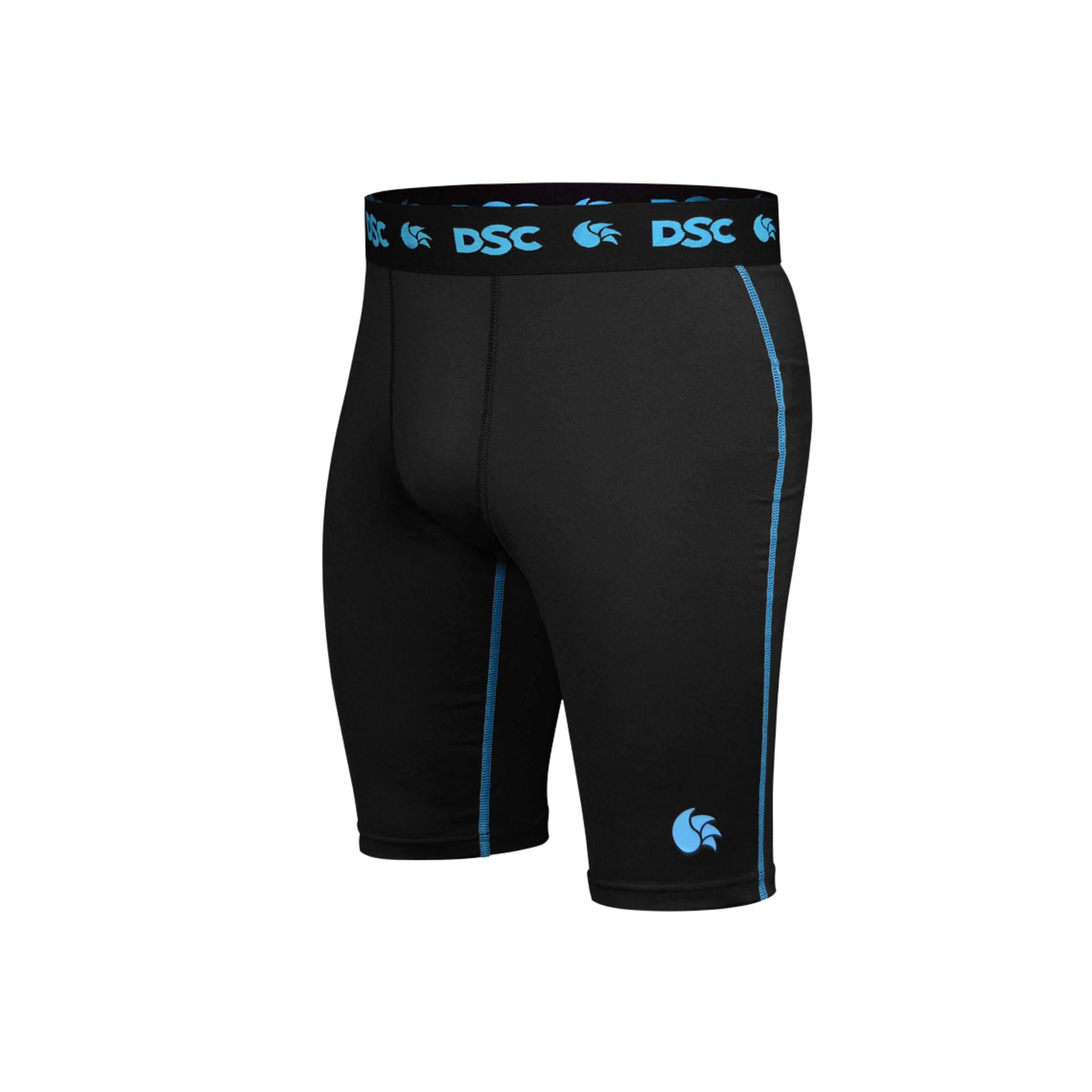 047 | DSC Compression Half Thigh Black Shorts