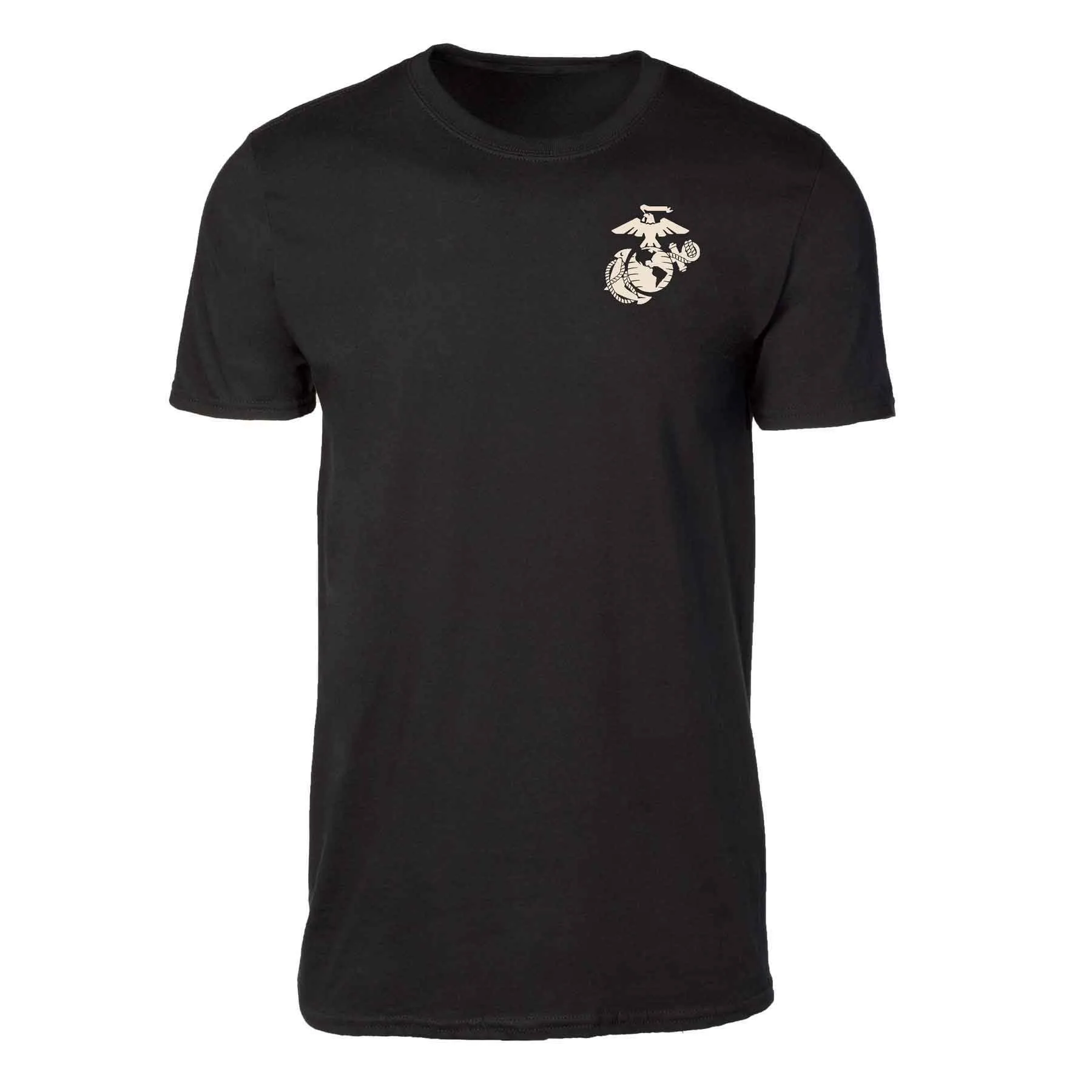 1775 Devil Dogs Back With Left Chest T-shirt