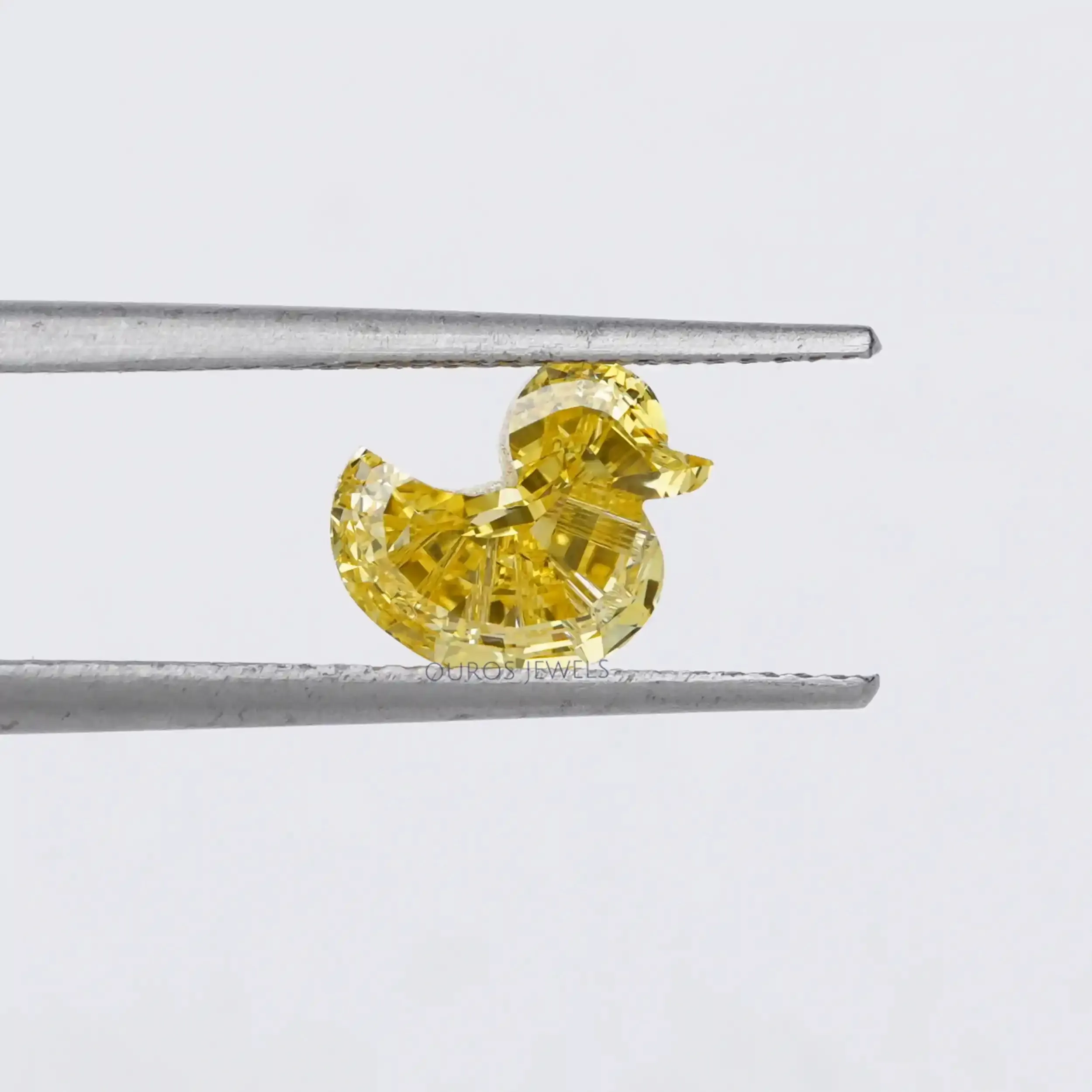 1.90 Carat Yellow Duck Cut Lab Grown Diamond