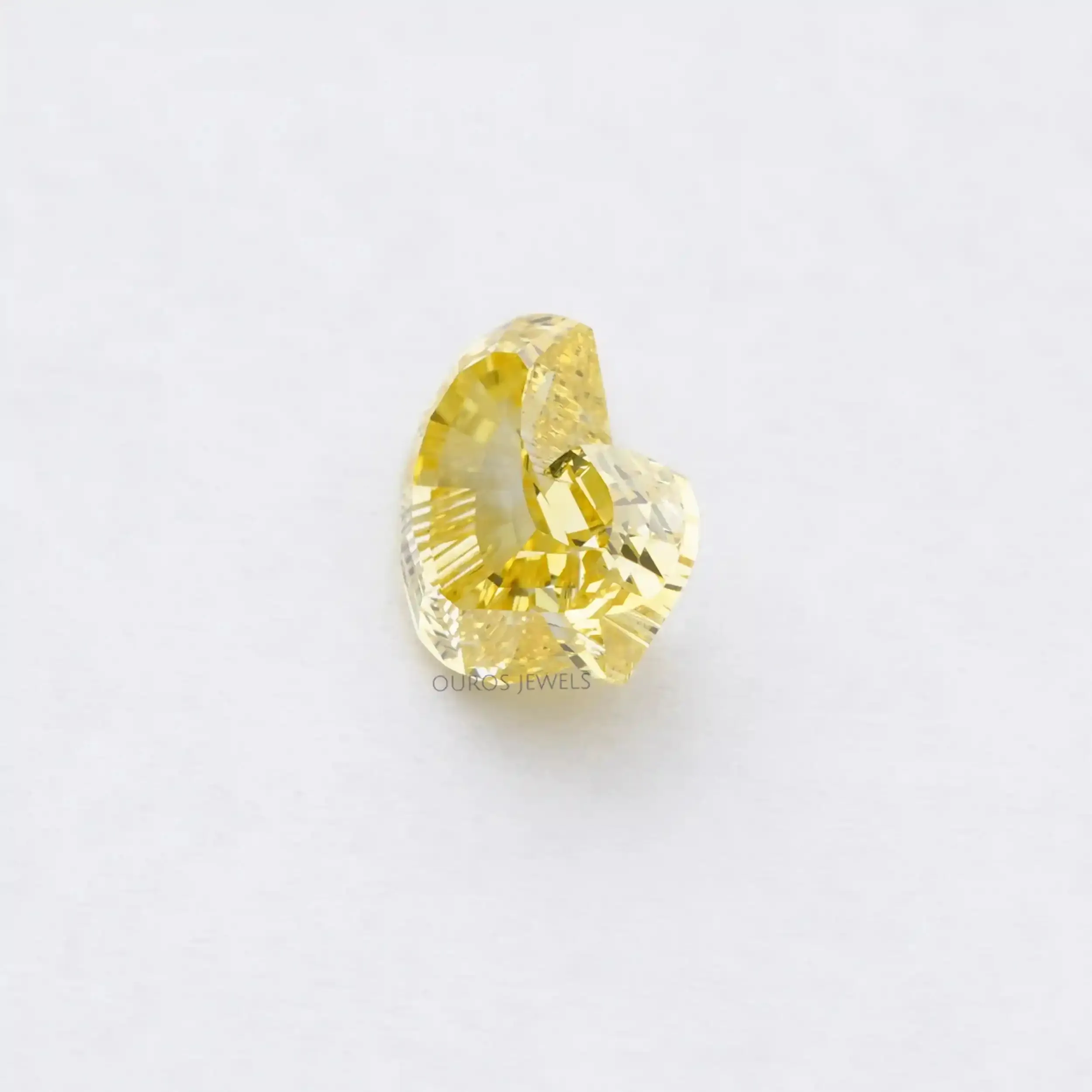 1.90 Carat Yellow Duck Cut Lab Grown Diamond