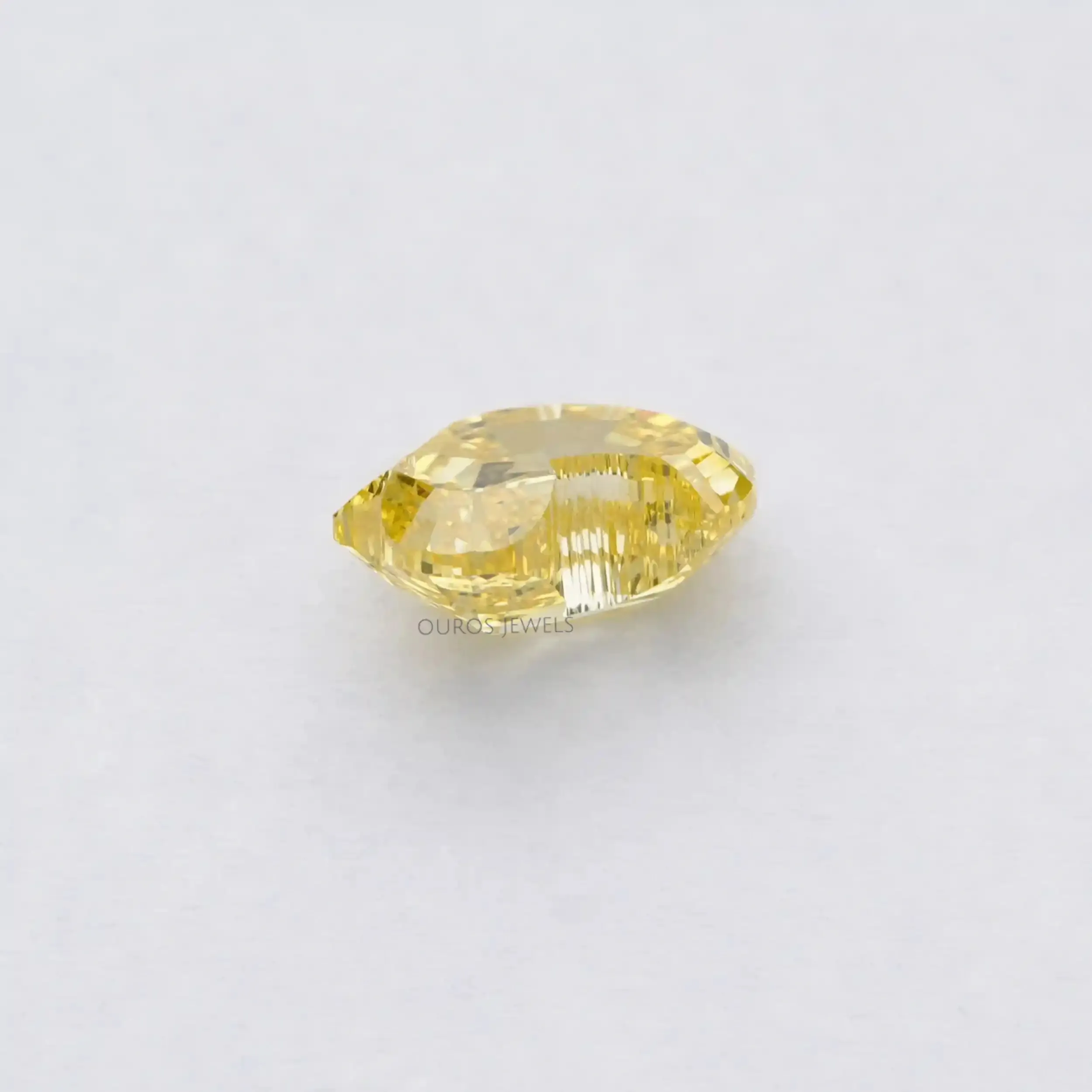 1.90 Carat Yellow Duck Cut Lab Grown Diamond