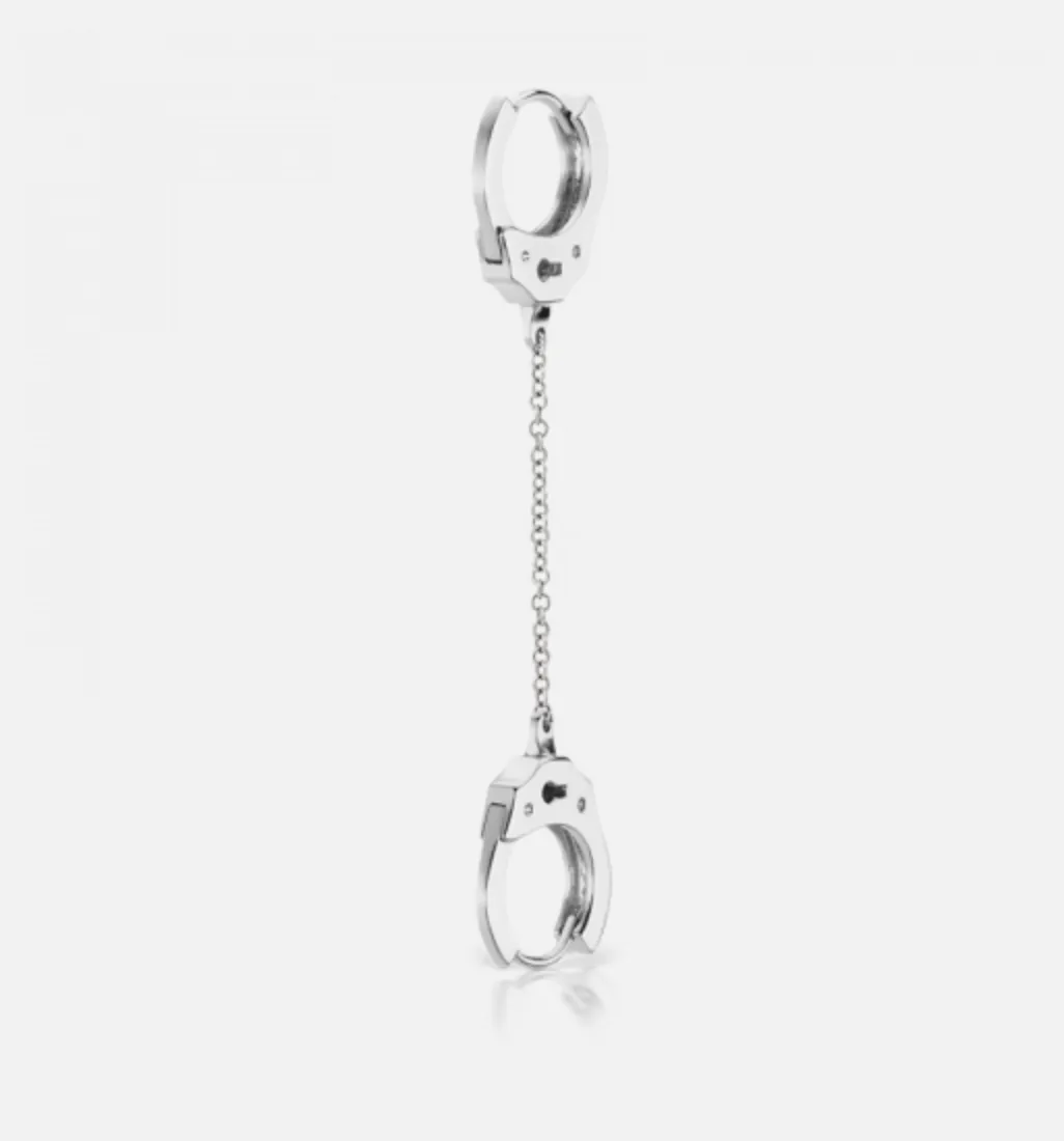 8mm Handcuff Clickers with Medium Chain