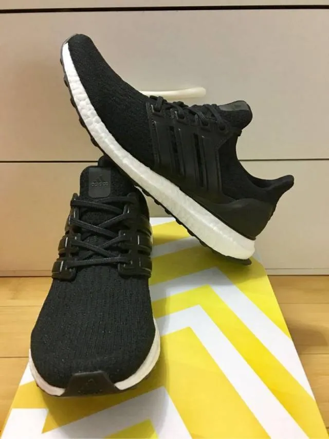 Adidas UltraBoost3.0 LTD PK •Leather Cage• Core Blac...