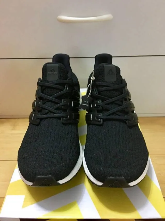 Adidas UltraBoost3.0 LTD PK •Leather Cage• Core Blac...