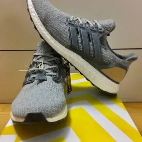 Adidas ultraboost3.0 ltd pk•leather cage• grey tan8.5-11.5us