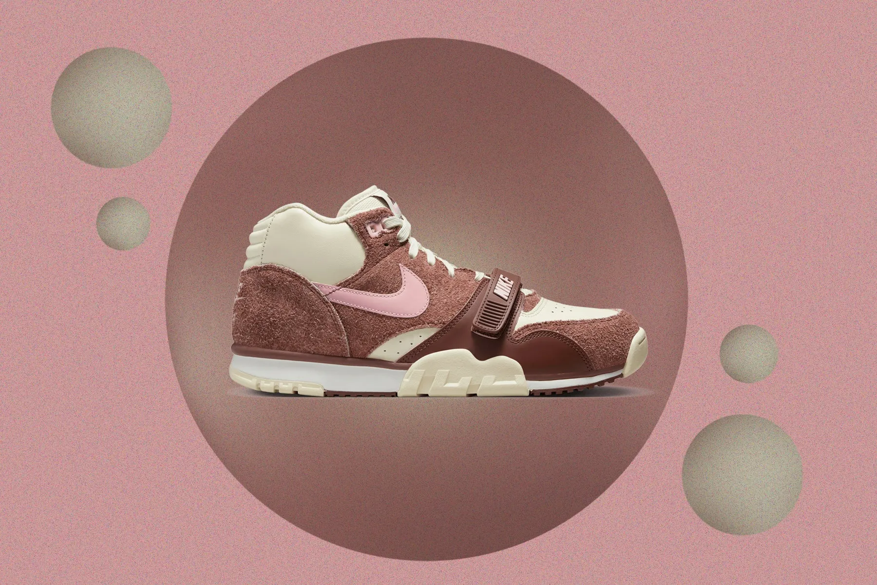 Air Trainer 1 Valentine's Day - Dark Pony/Soft Pink/Coconut Milk