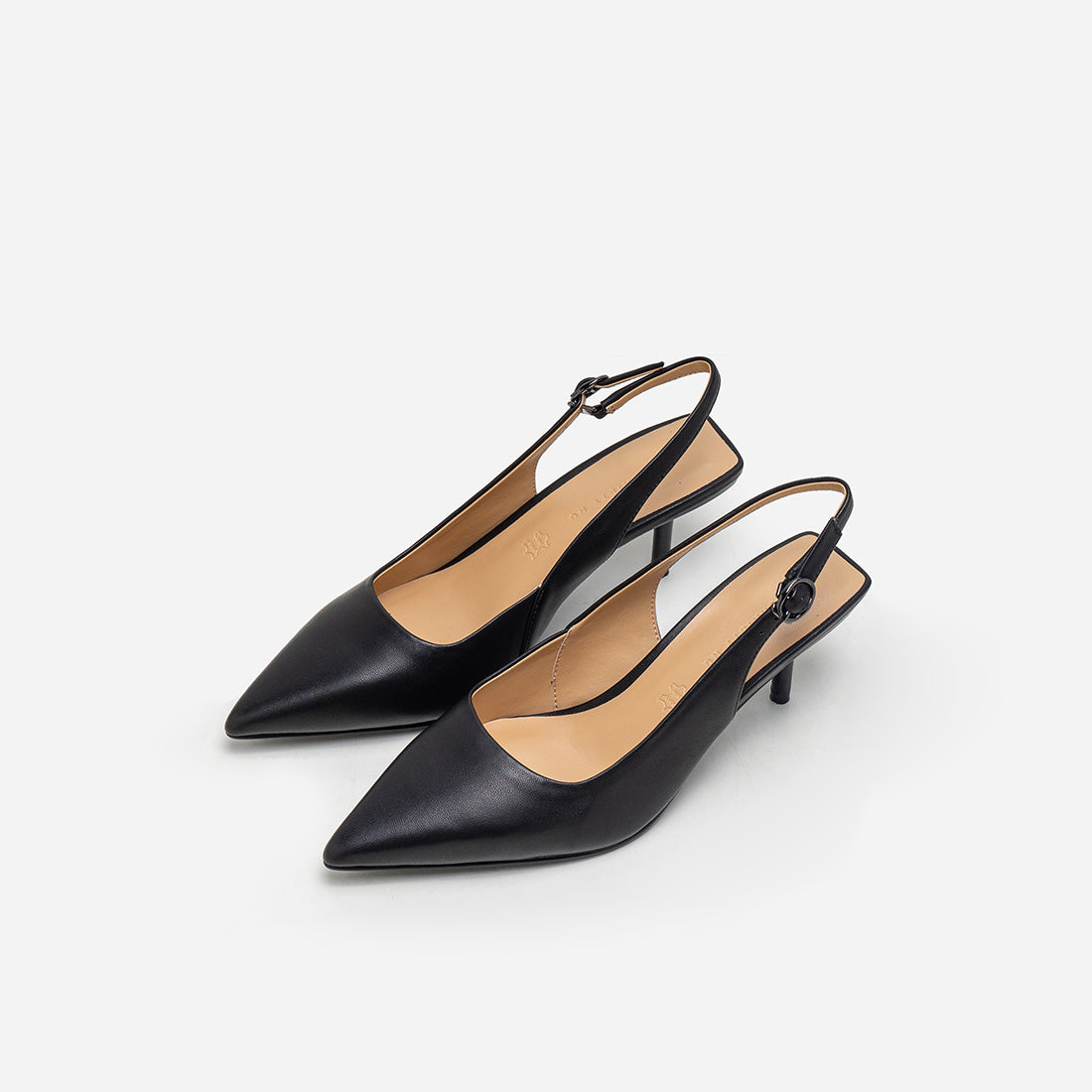 Ally Leather Slingback Pumps