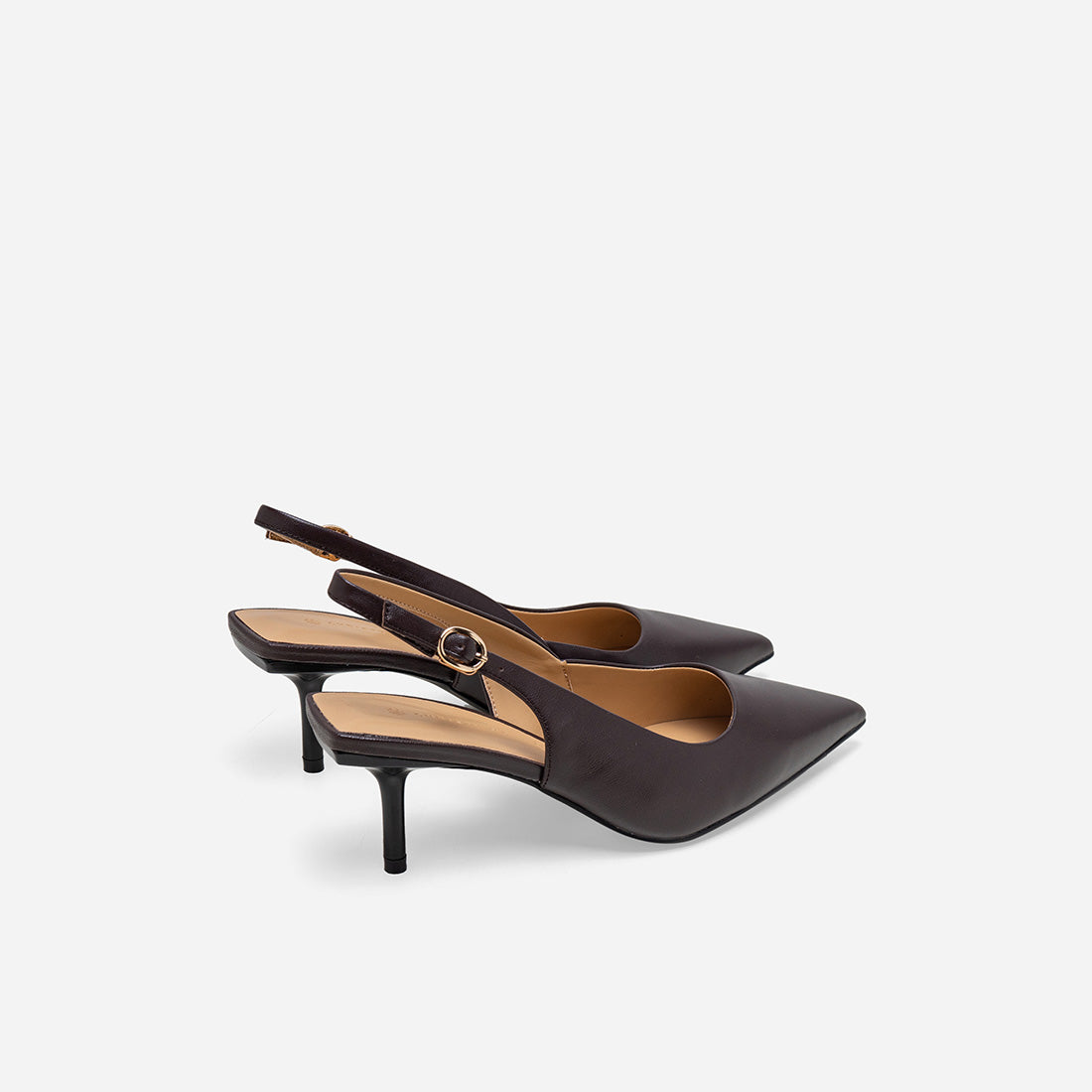 Ally Leather Slingback Pumps