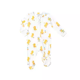 Angel Dear - Baby Pajamas - Vintage Ducklings