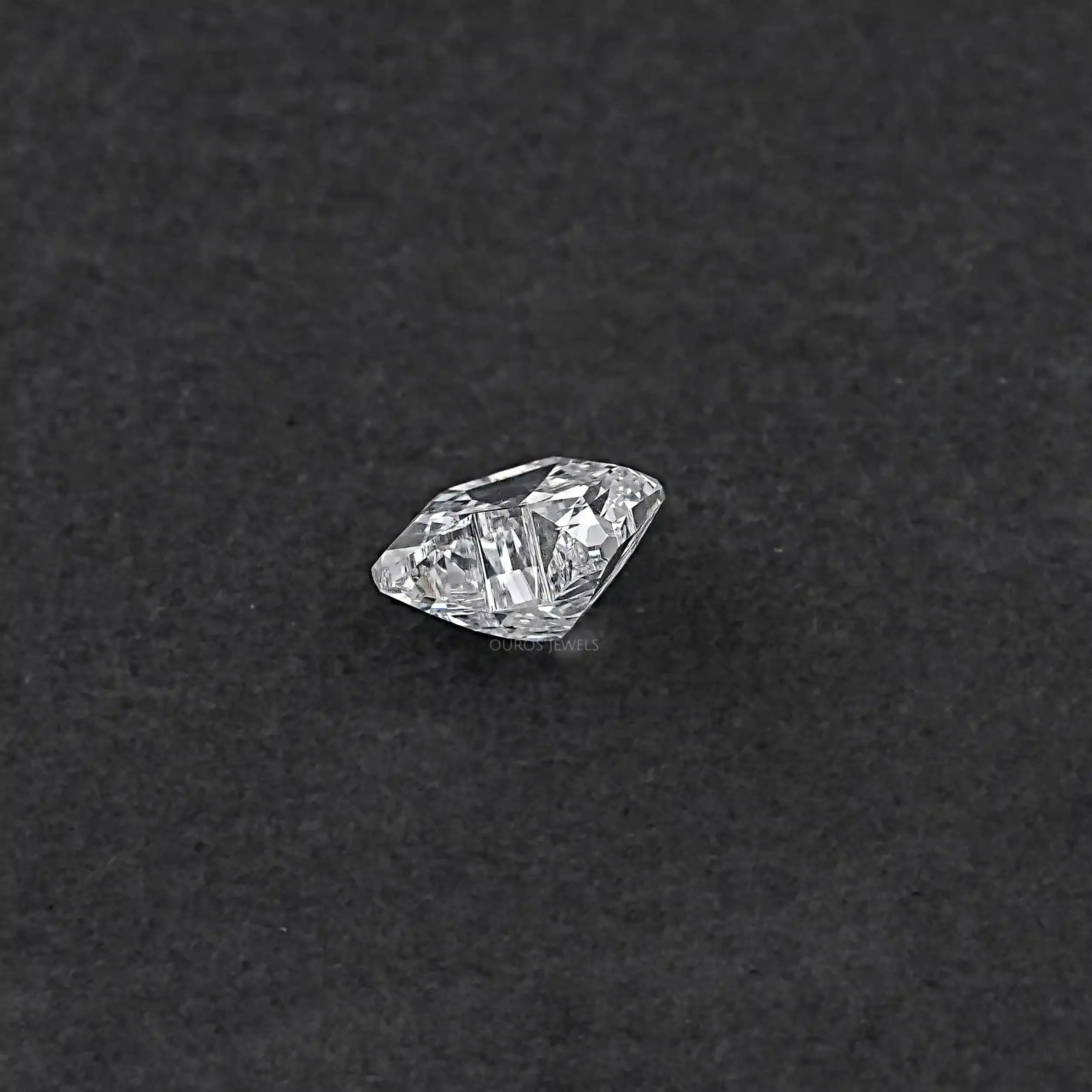 Antique Shape Cat Face Cut Lab Grown Diamond