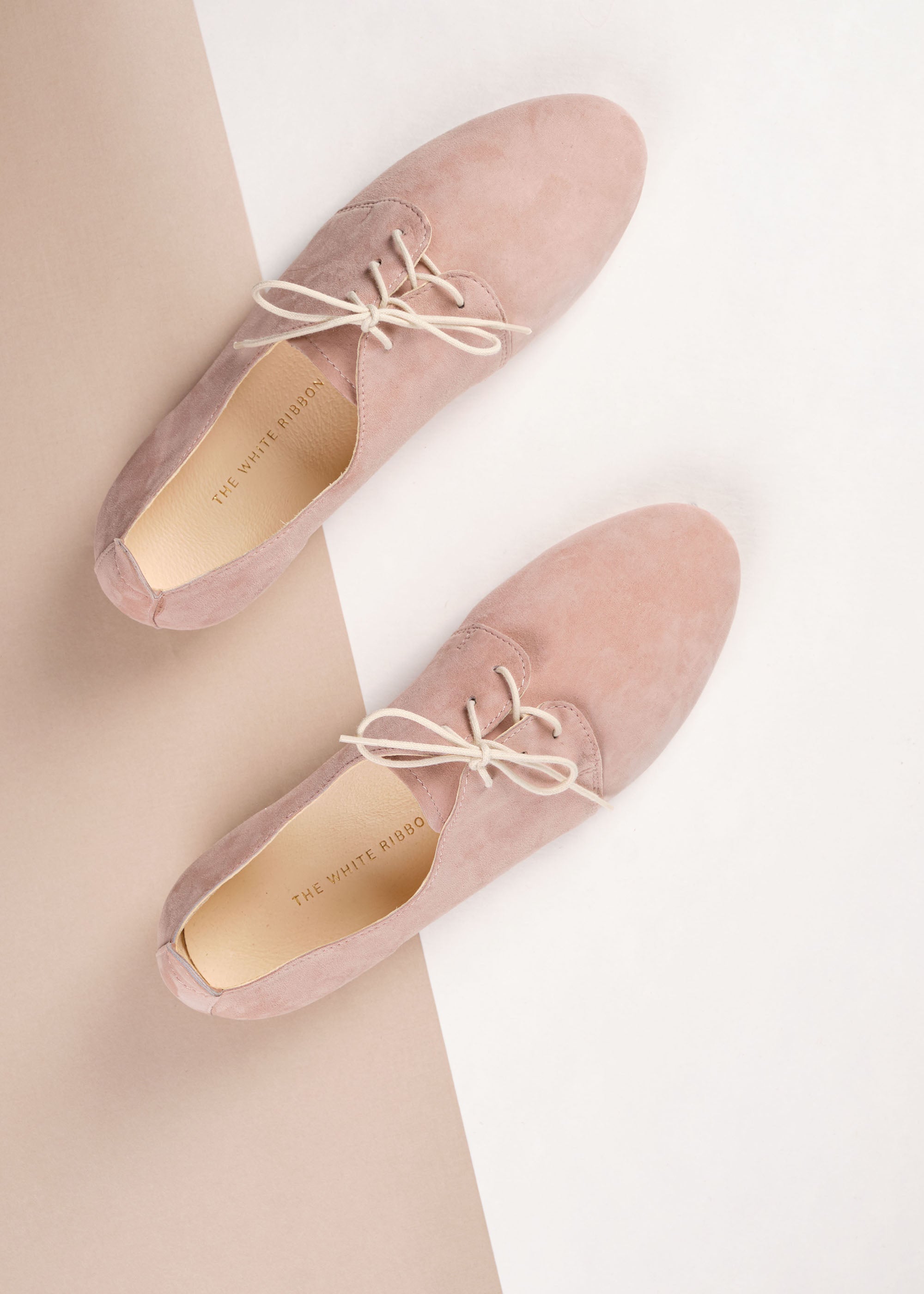 AVA Oxford Shoes - Blush Nubuck