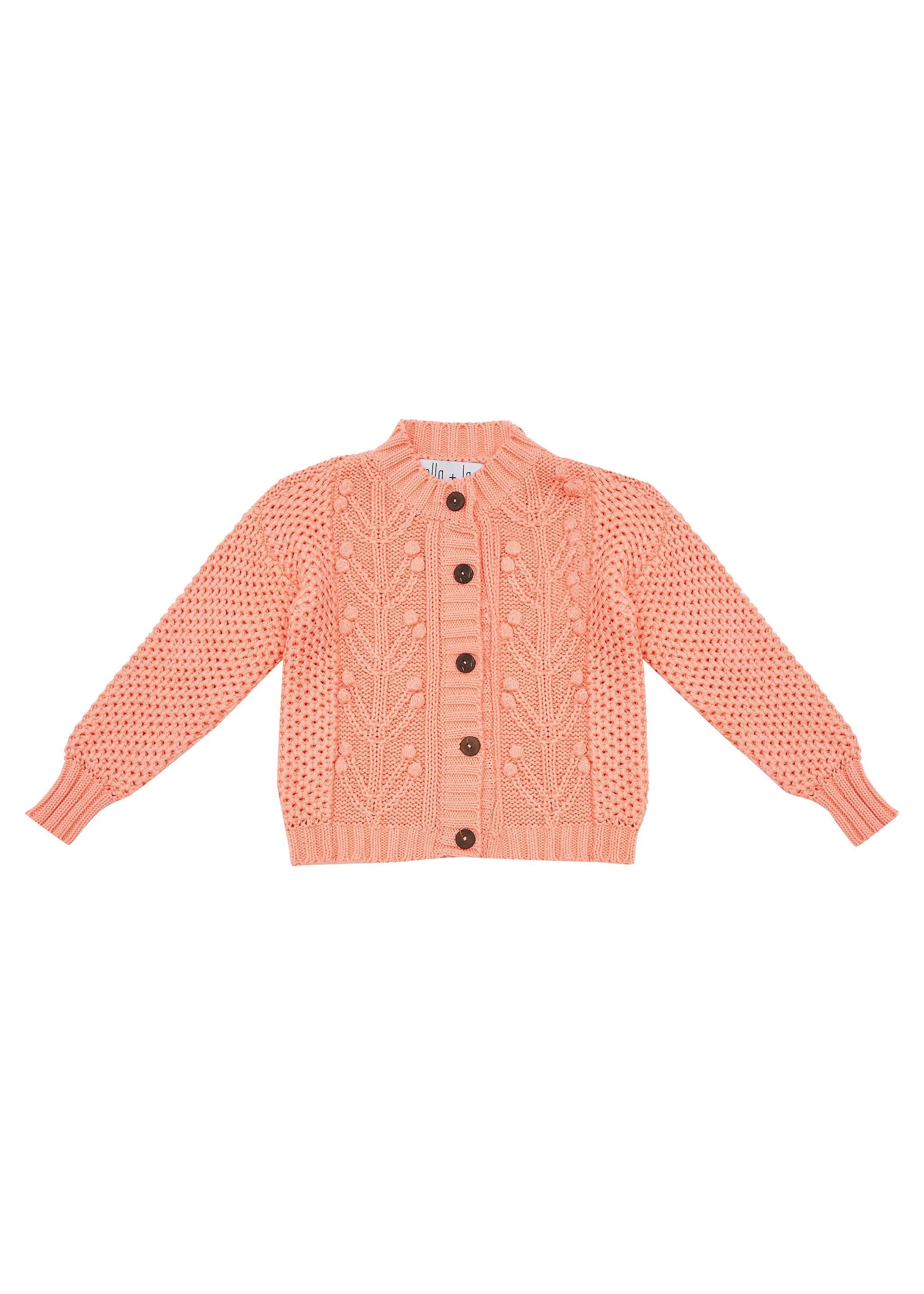 Bella & Lace Ivy Cardi Salmon