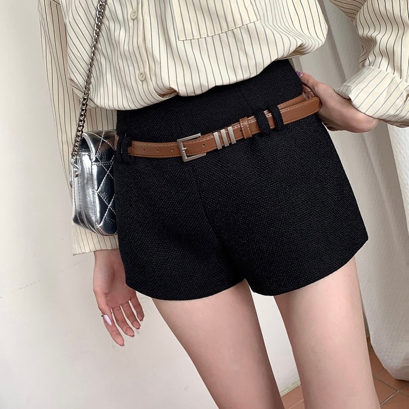 Belt Straight Shorts