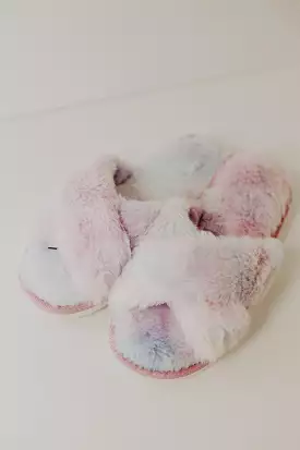 Berries N Cream Fuzzy Slippers