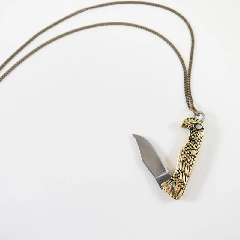 Bird Knife Necklace