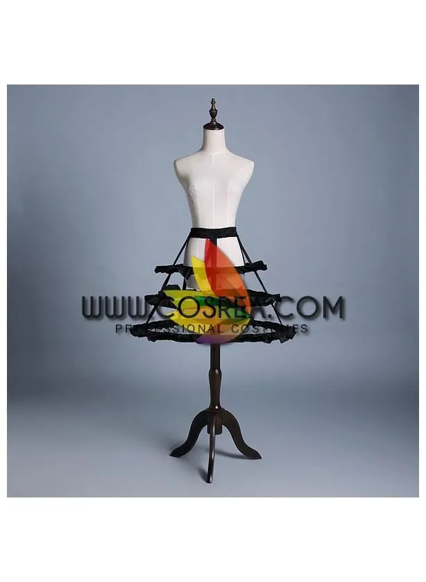 Black 3 Tier Bird Cage Petticoat