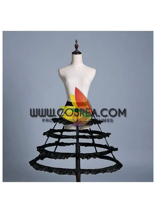 Black 4 Tier Bird Cage Petticoat