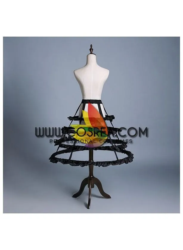 Black 4 Tier Bird Cage Petticoat