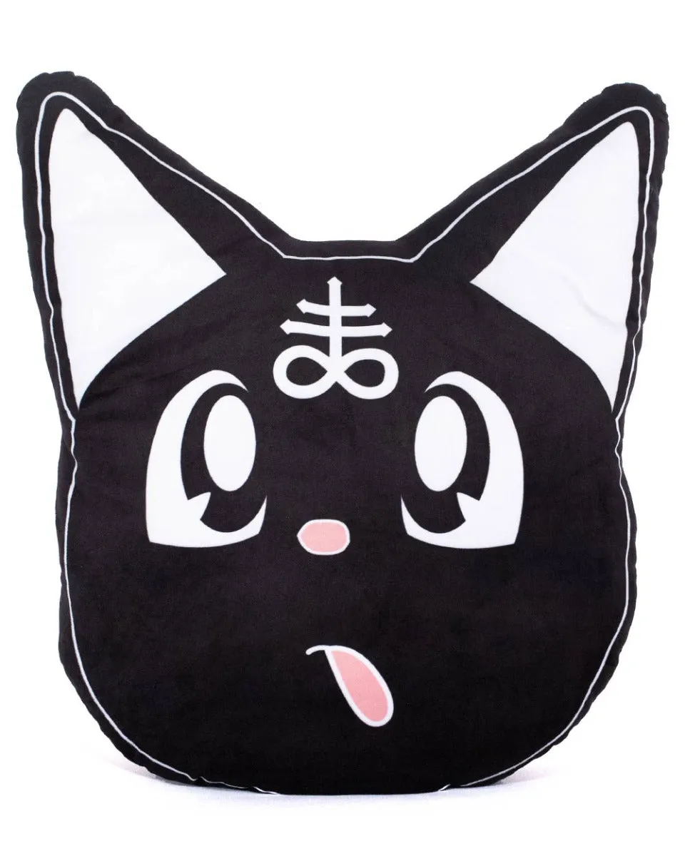 Black Cat Cushion