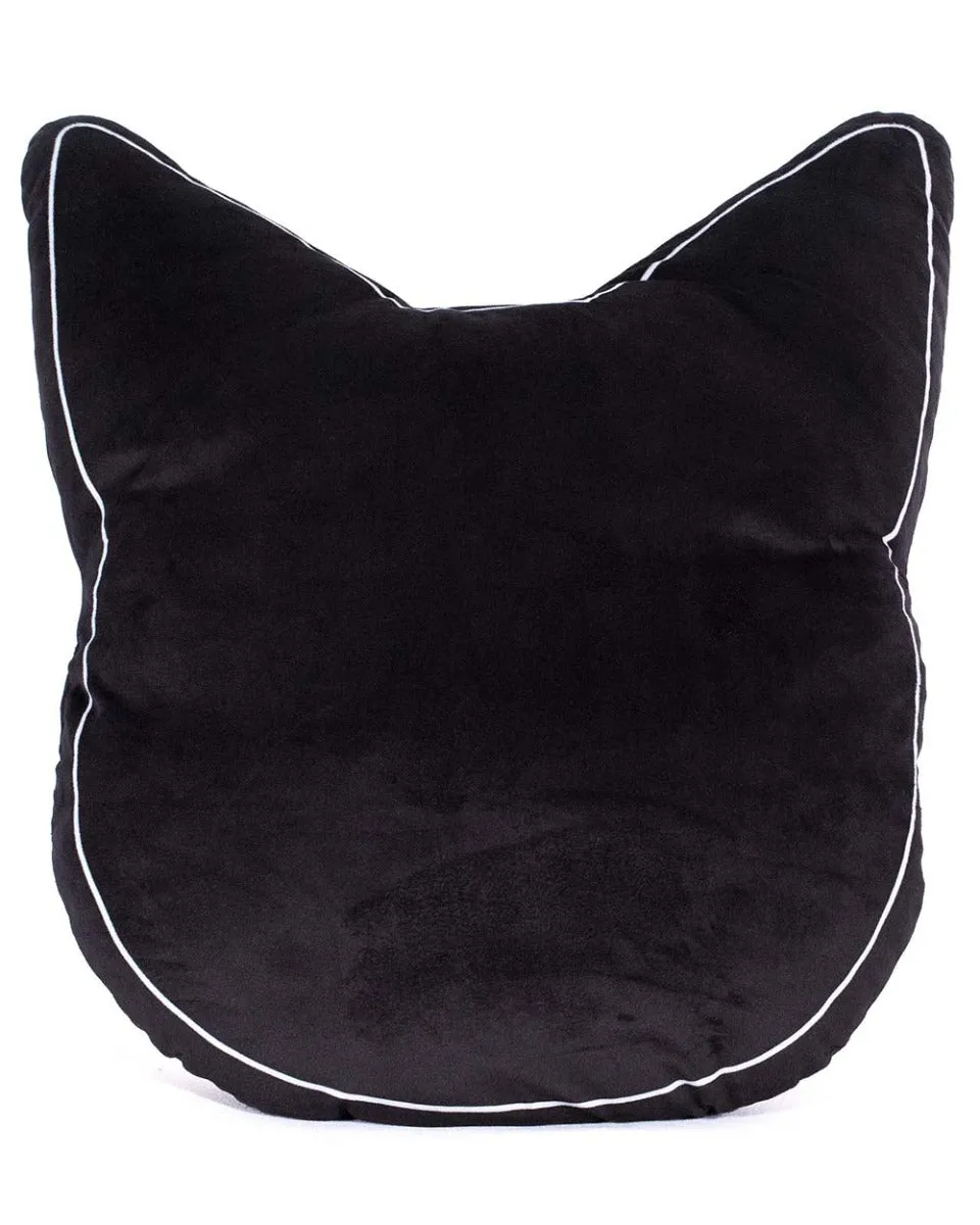 Black Cat Cushion