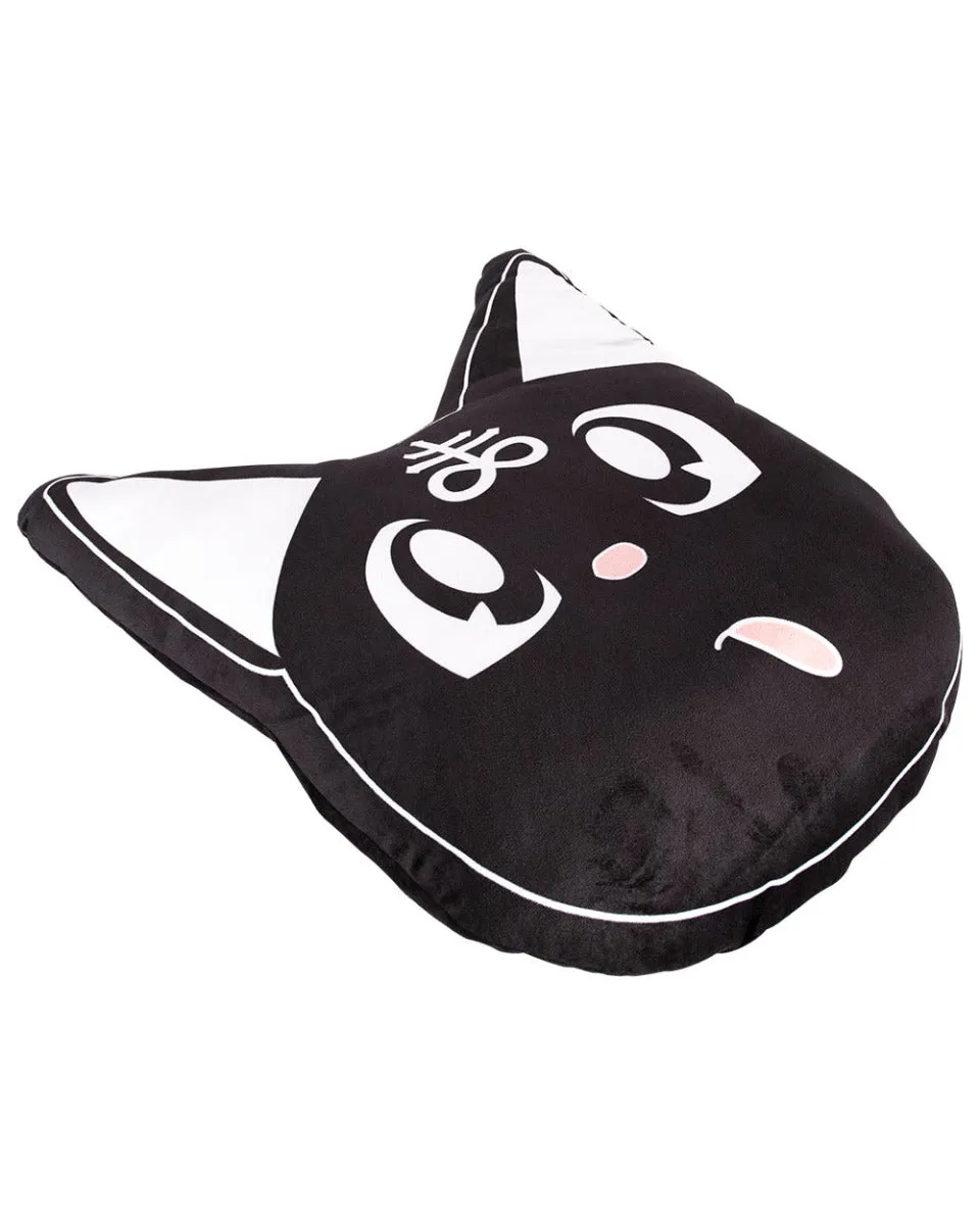 Black Cat Cushion