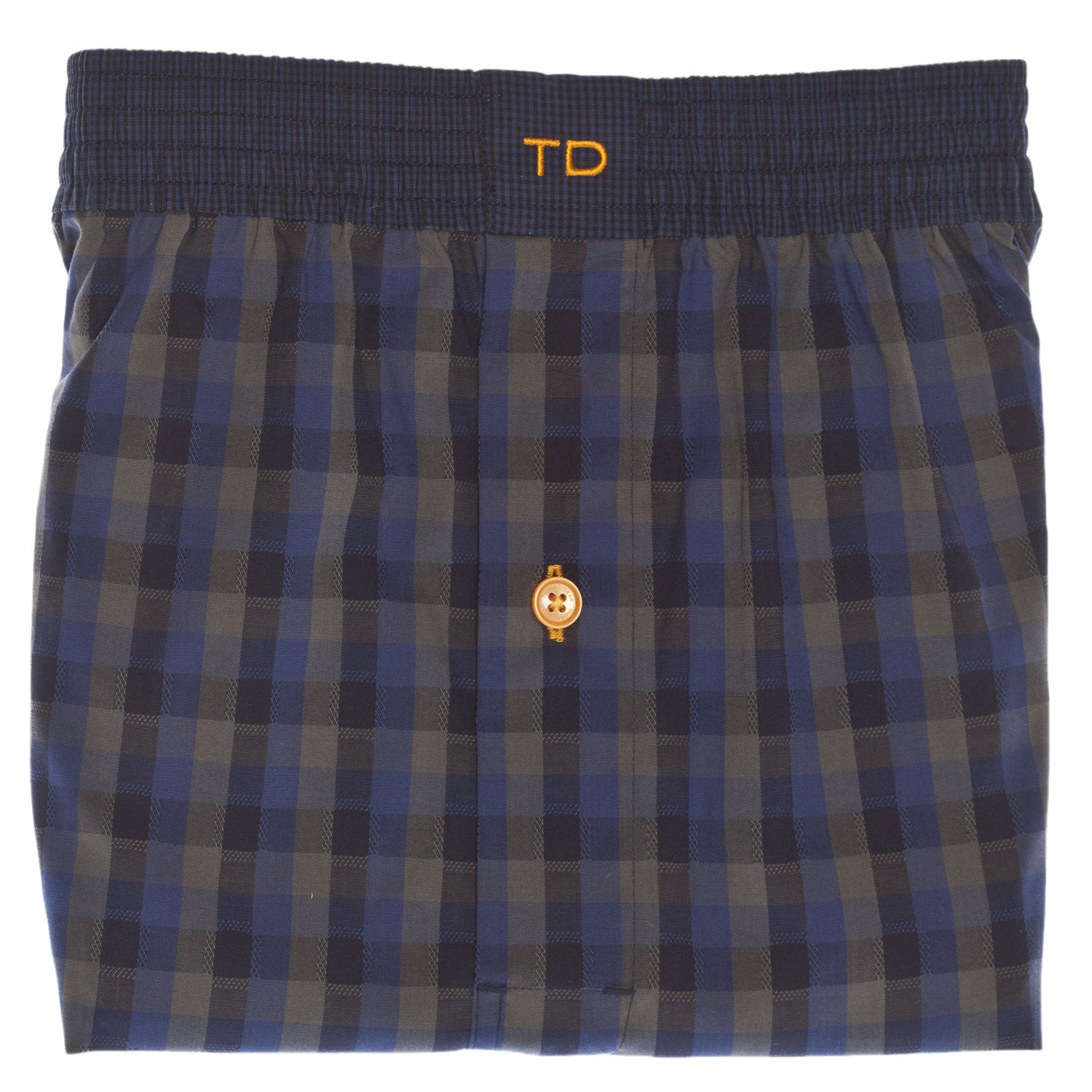 Blue Check Boxer Short