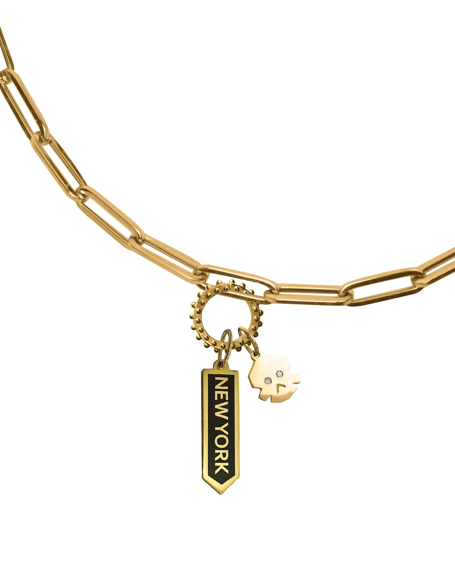 BOHEME BESTIE MEDIUM LINK GOLD CHAIN rts