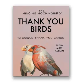 Boxed Set of Matt Adrian Bird Thank You Cards