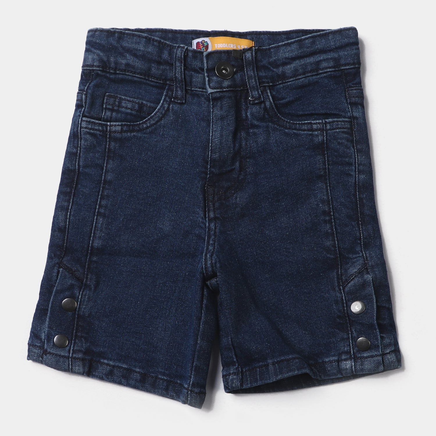 Boys Denim Stretch Short Out Of This World-Mid Blue