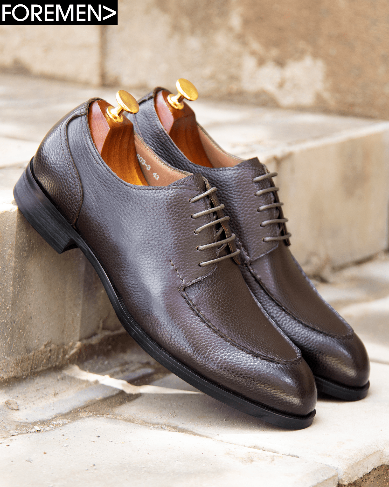 CAIRO | Coffee Leather Derbies