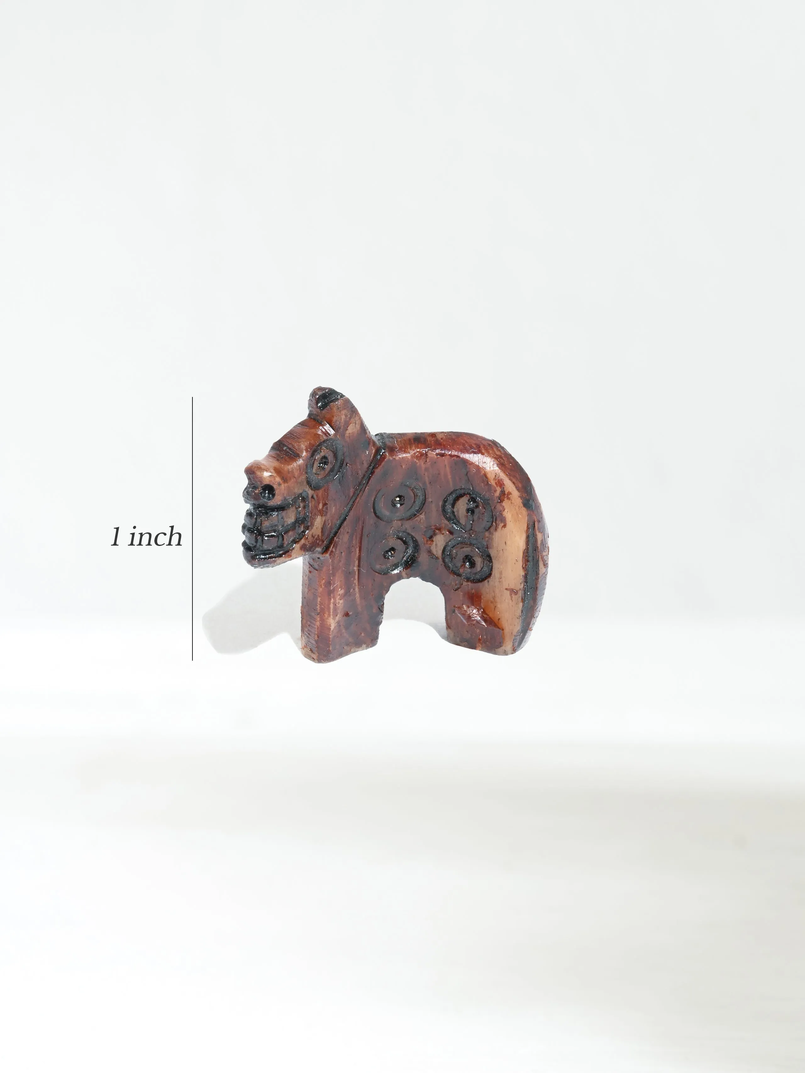 Carved Bone Jaguar Amulet