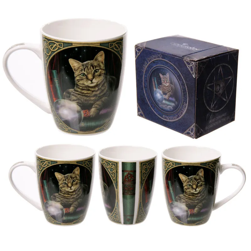 Cat Fortune Teller Lisa Parker Designed Porcelain Mug MULP24