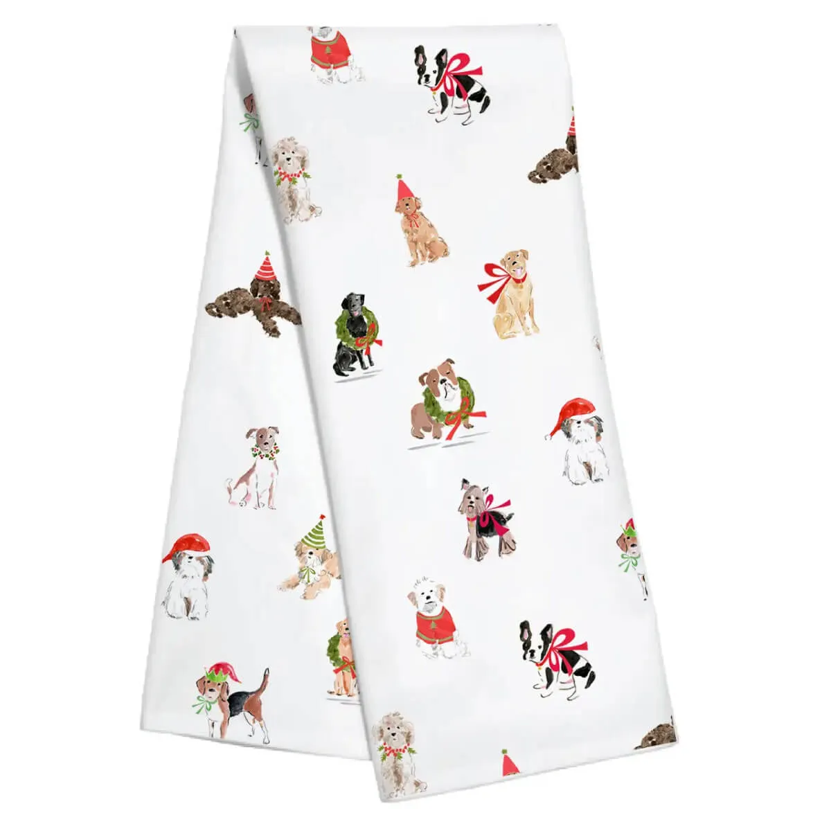 ----------Christmas Dogs Kitchen Towel---------