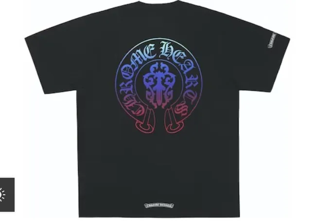 CHROME HEARTS  |Unisex Street Style Bridal Logo T-Shirts