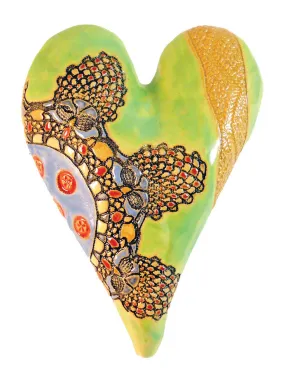 Cirque Heart Ceramic Wall Art - Medium