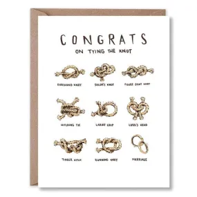 Congrats On Tying The Knot Card