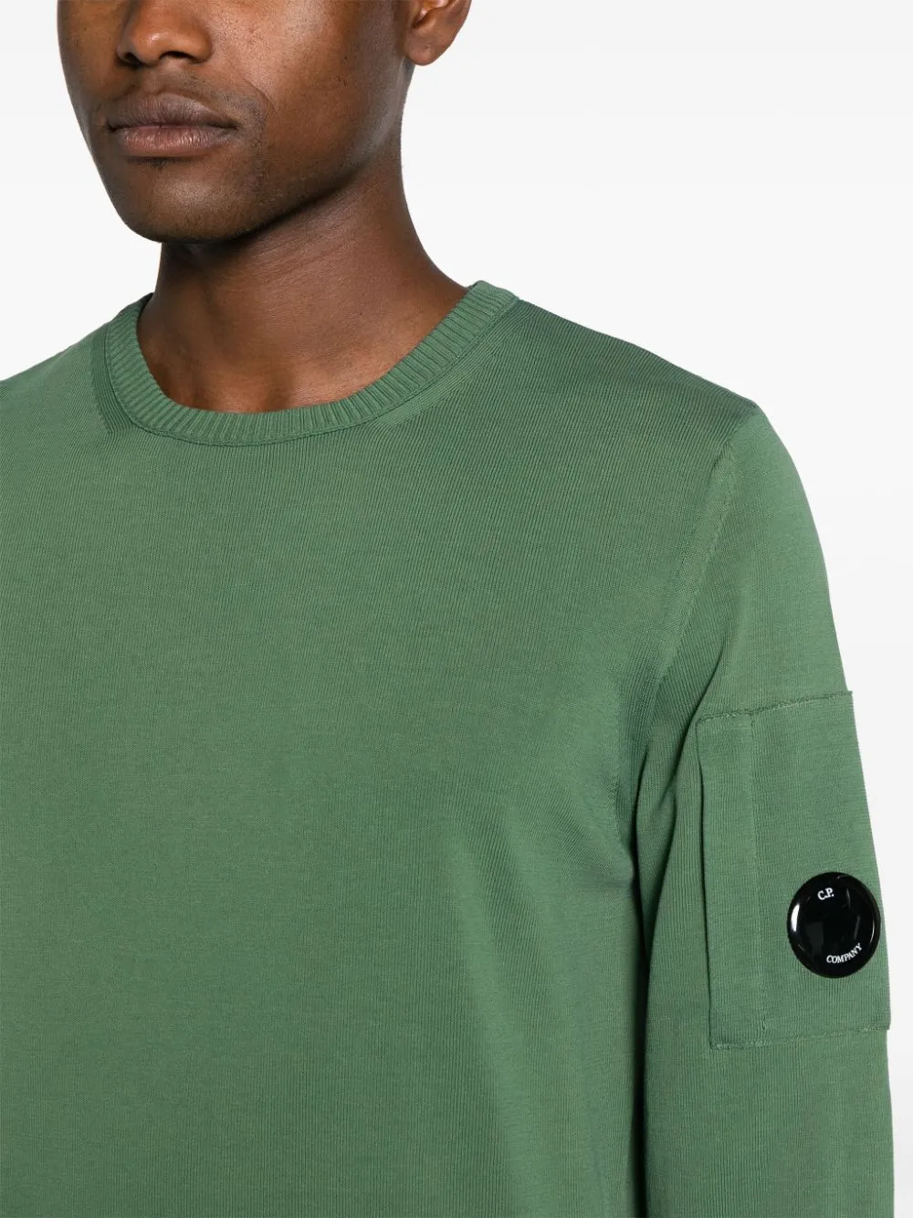 C.P. Company - Pull coton Duck Green