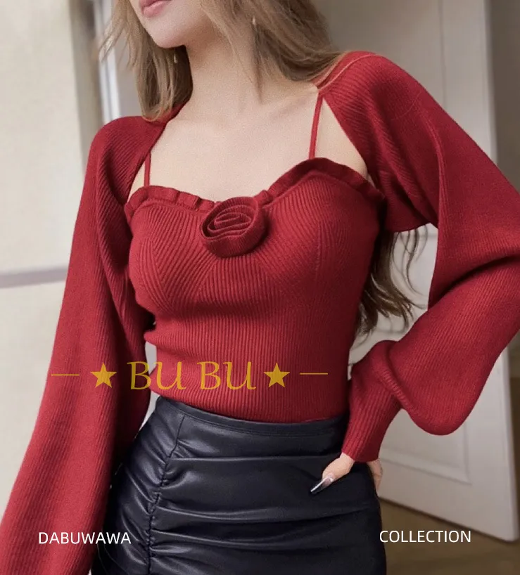 Dabuwawa  |Casual Style Blended Fabrics Long Sleeves Plain Party Style