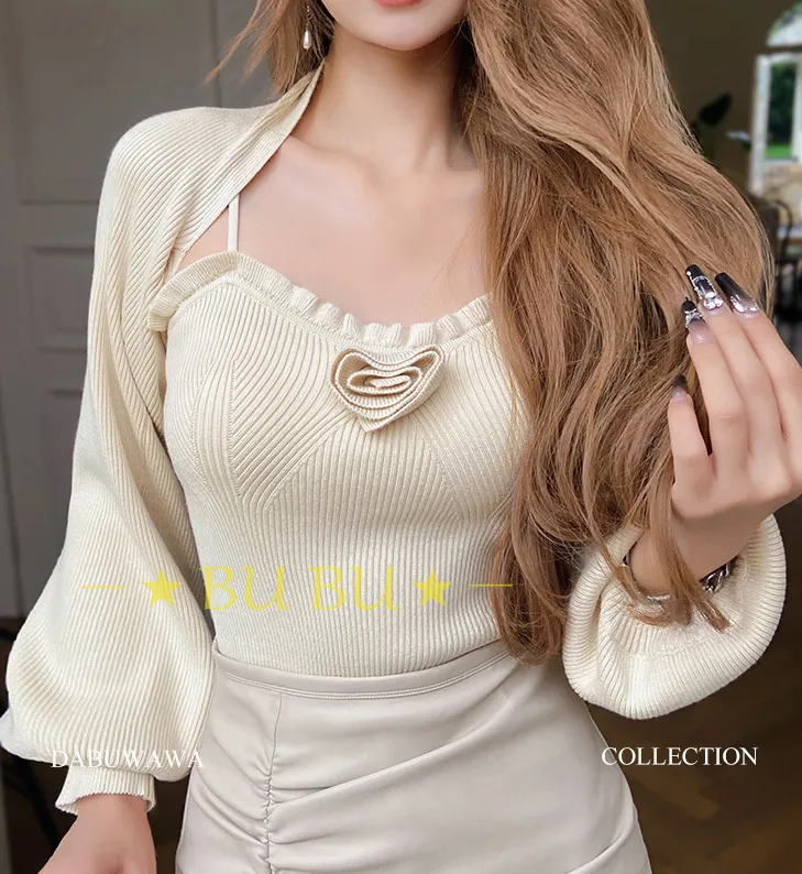 Dabuwawa  |Casual Style Blended Fabrics Long Sleeves Plain Party Style