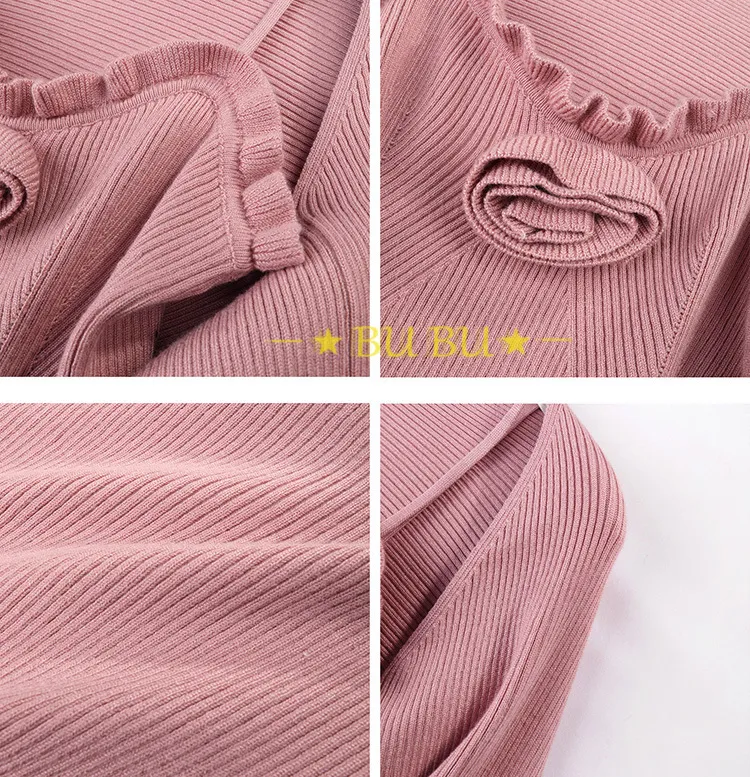 Dabuwawa  |Casual Style Blended Fabrics Long Sleeves Plain Party Style