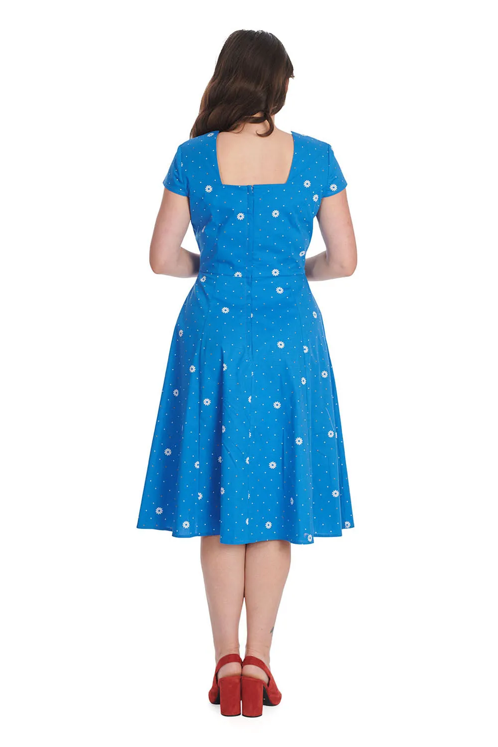 DAISY SPOT SWING DRESS