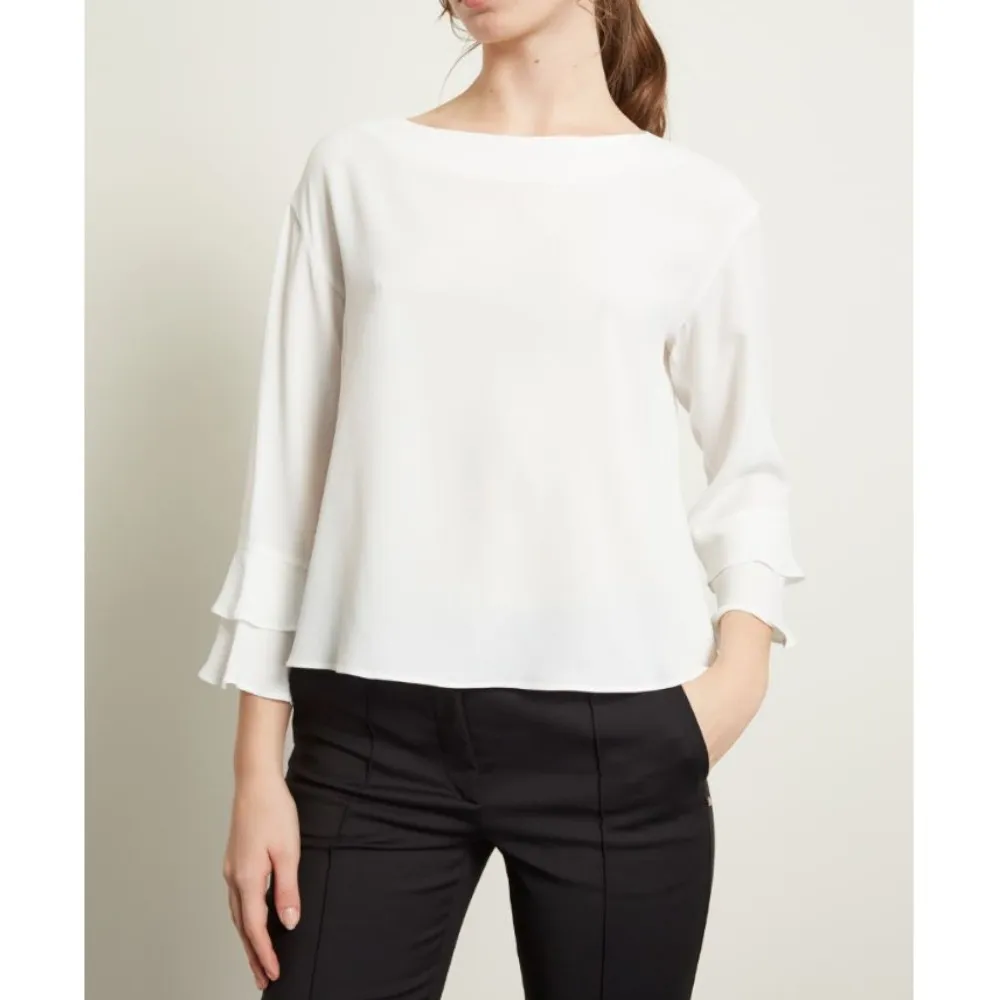 Diffusione Tessile  |Casual Style Silk Blended Fabrics Street Style Cropped Plain