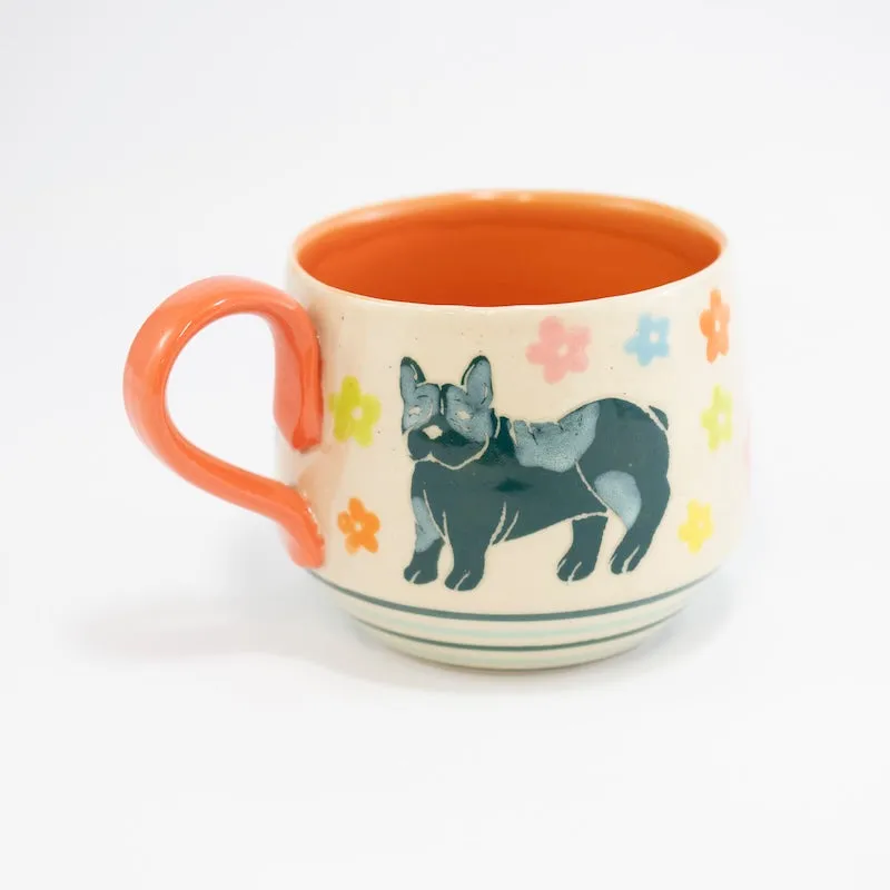 Dogs and Flowers Mug