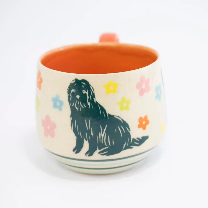 Dogs and Flowers Mug