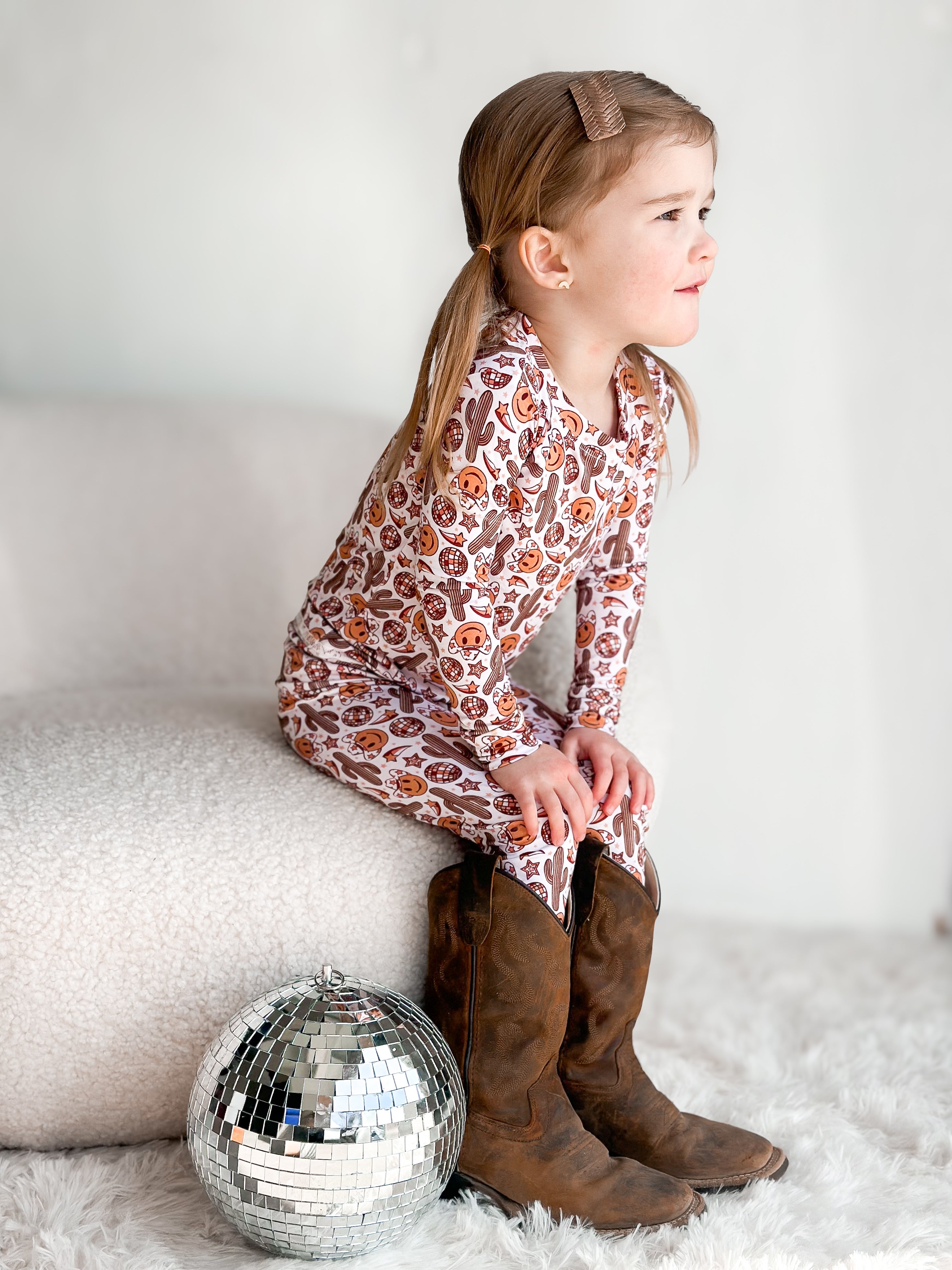 Dream Big Little Co Western Dreamzzz L/S Dream Set