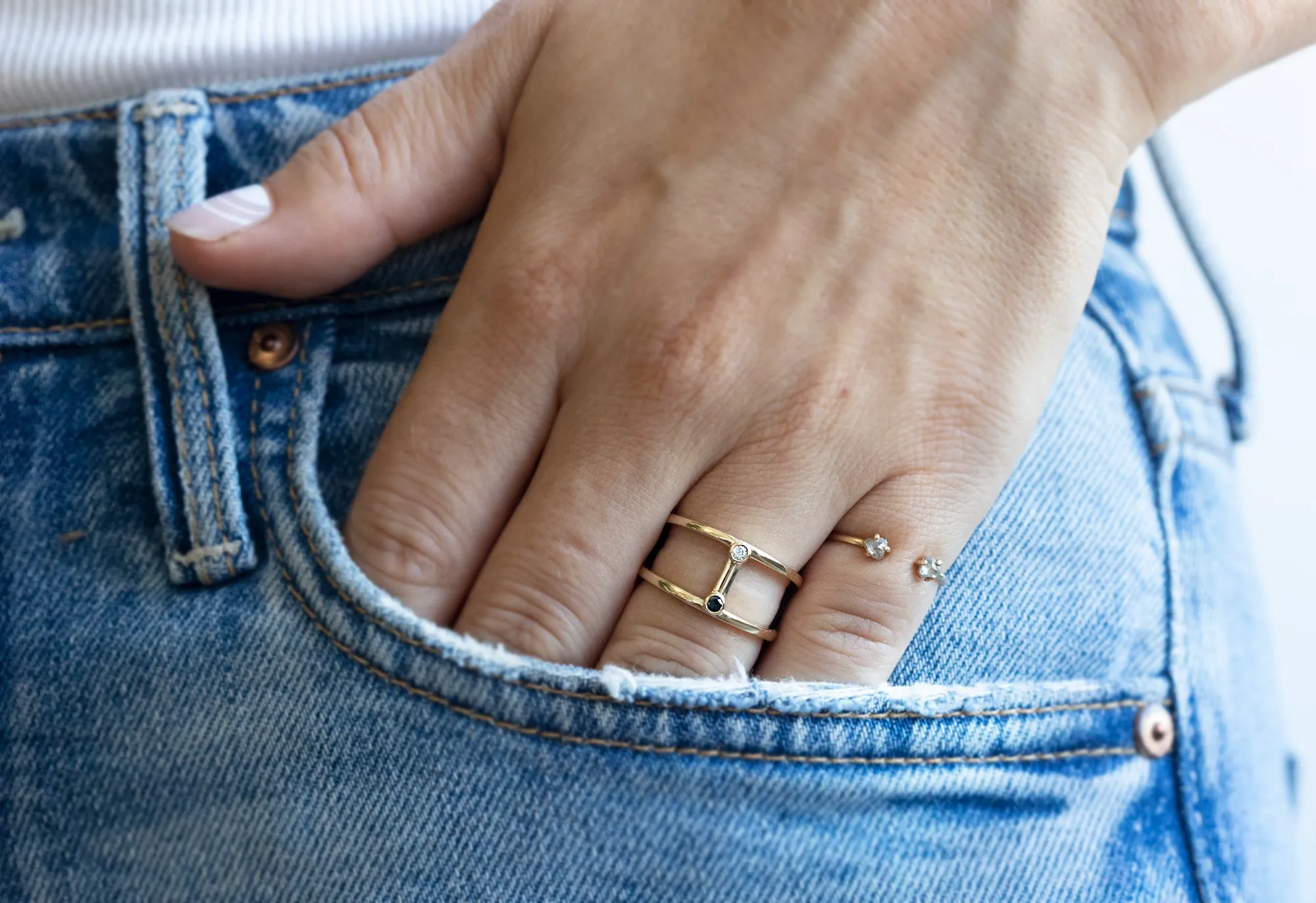 Duality Diamond Cage Ring