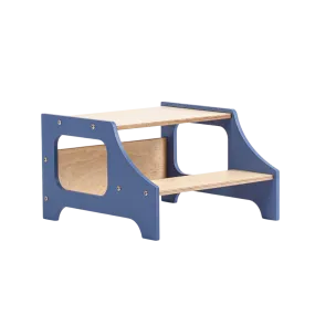 Duck Woodworks Step Stool Blue