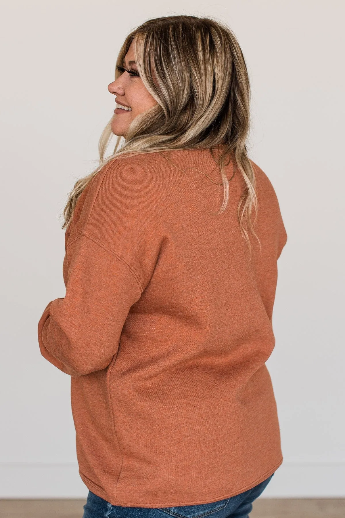 Farm Fresh Pumpkins Crew Neck- Pumpkin Orange