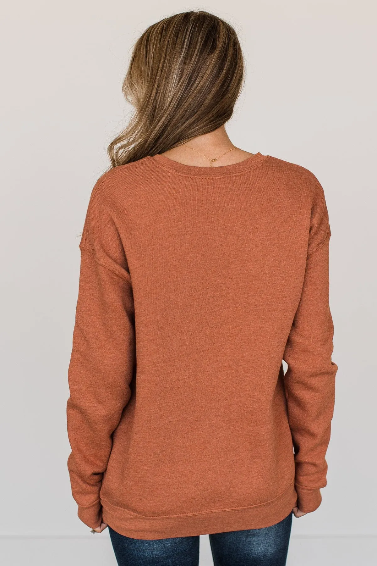 Farm Fresh Pumpkins Crew Neck- Pumpkin Orange